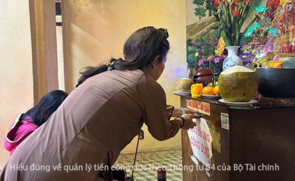 Hiểu đúng về quản lý tiền công đức theo thông tư 04 của Bộ Tài chính